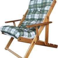 Poltrona Sedia Sdraio Relax 3 Posizioni in Legno