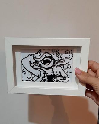 Cornice 3d Luffy One Piece 