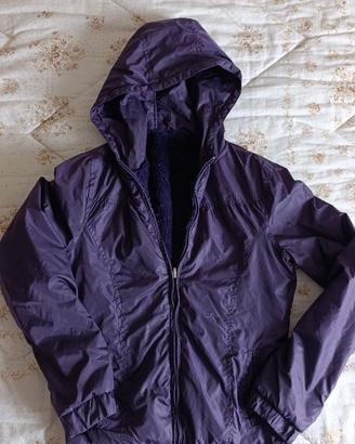 giubbino viola con inbottitura donna