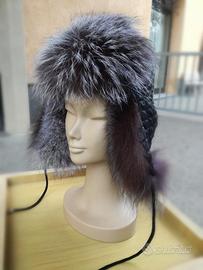 Cappello Colbacco pelliccia viola very peri