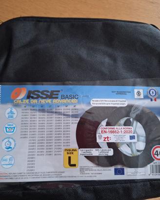 ISSE Basic Calze da Neve Omologate