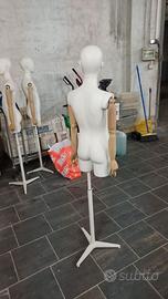 Manichini Uomo/Donna Bianchi 140cm Plastica