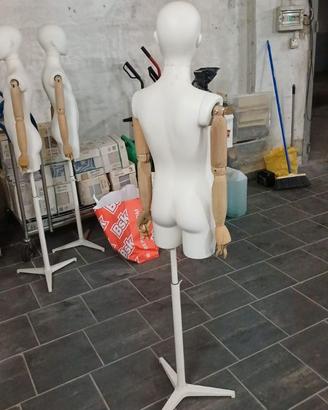 Manichini Uomo/Donna Bianchi 140cm Plastica