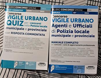 Libro e quiz per Concorso Vigile Urbano 