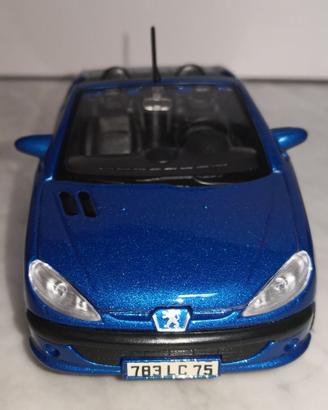 PEUGEOT 206 CC CABRIOLET (1999), 1/24 MAISTO