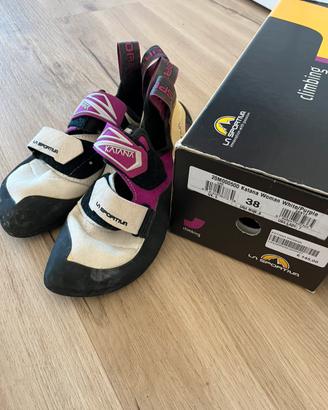 Scarpette arrampicata “la sportiva” 38
