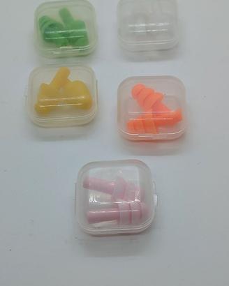 Tappi Orecchie Silicone Piscina Nuoto Impermeabili