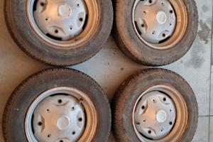 Cerchi Fiat 500 L/R/N e 126 10 pollici gommati