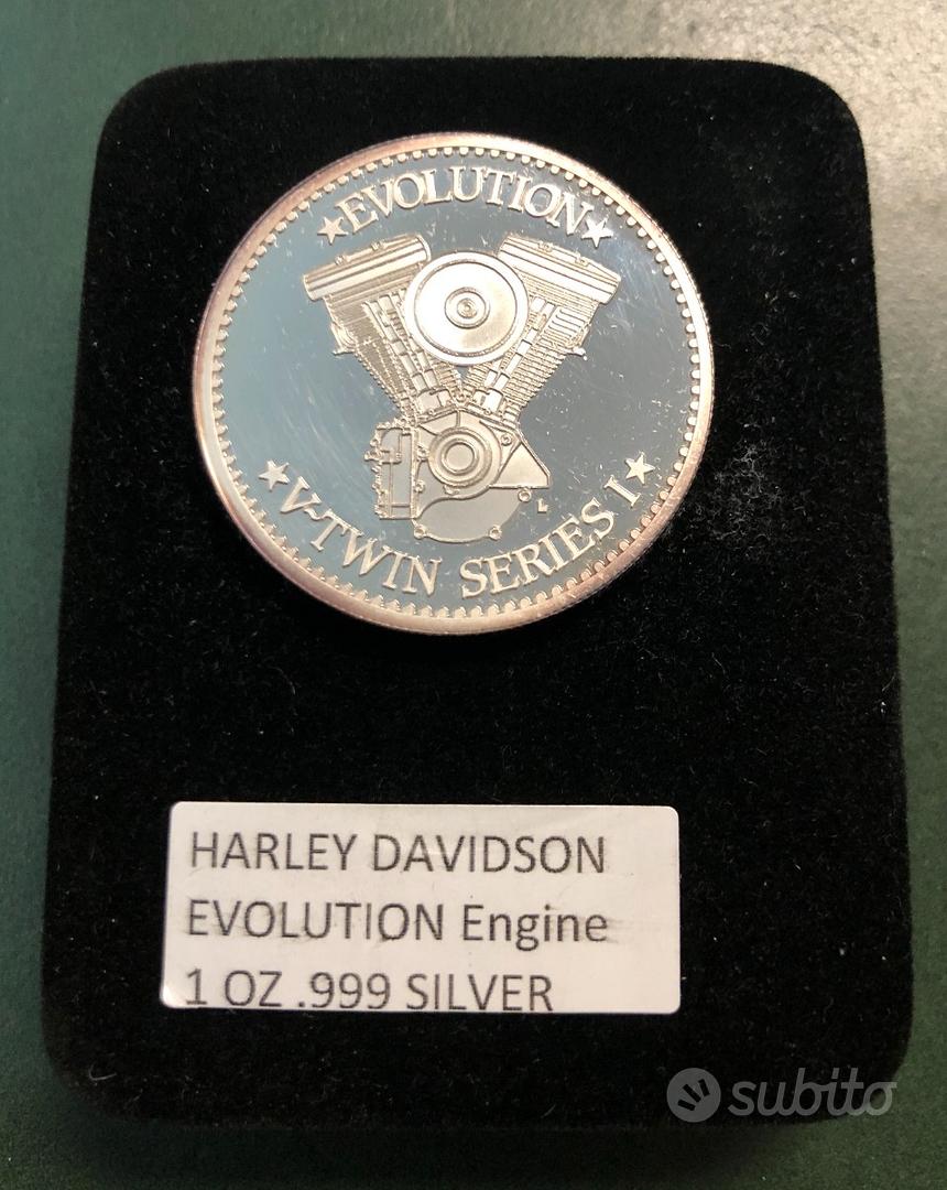 Moneta Harley Davidson Evolution 1340 in argento - Collezionismo In ...