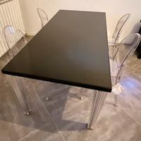 Tavolo Top Top Kartell Vetro