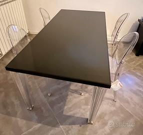 Tavolo Top Top Kartell Vetro