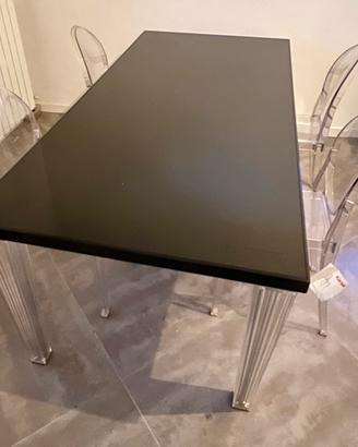 Tavolo Top Top Kartell Vetro