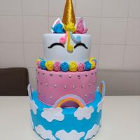 Torta finta Unicorno
