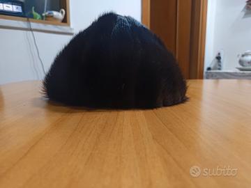 Cappello visone scuro 