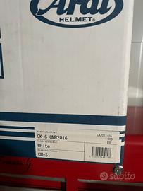 Casco kart arai ck6 NUOVO snell cmr + alettone