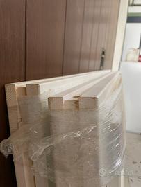 Serramemti nuovi in legno laccato RAL 9010