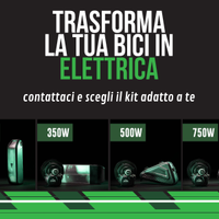 Trasforma la bici in elettrica con i nostri KIT