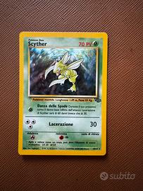 Carta pokemon Scyther old.
