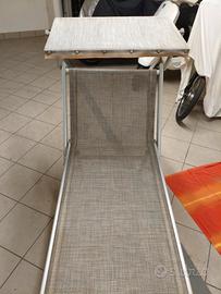 Lettino alluminio spiaggia