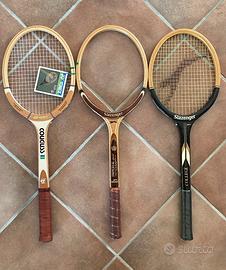 Racchette da tennis di legno