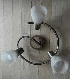 Plafoniera B.K.Licht a LED con 3 luci