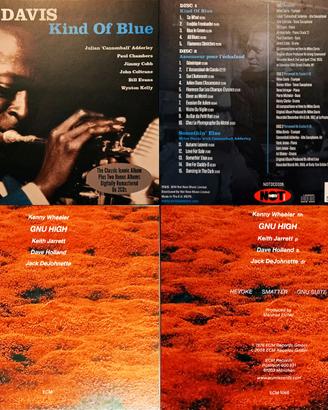 MILES DAVIS - KEITH JARRETT - KENNY WHEELER - 3 CD