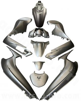 KIT CARENE HONDA SH 350 GRIGIO METAL 2021>2024