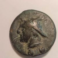 Moneta antichissima Romana repubblicana in bronzo