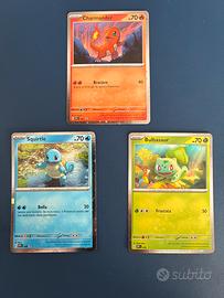 Charmender/Squirtle/Bulbasaur promo Holo ITA