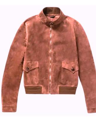 Giacca Gucci Uomo - Capra,pelle,marrone,scamosciat