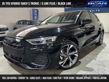 AUDI A3 SPB 35TFSI Stronic S line Sline BLACL LI