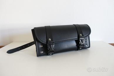 Borsa da moto in ecopelle