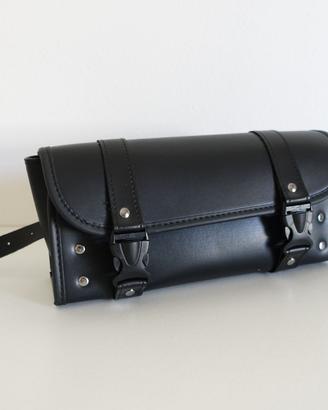 Borsa da moto in ecopelle
