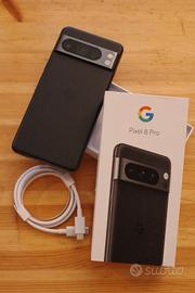 Google Pixel 8 Pro Obsidian - Come nuovo + Cover e