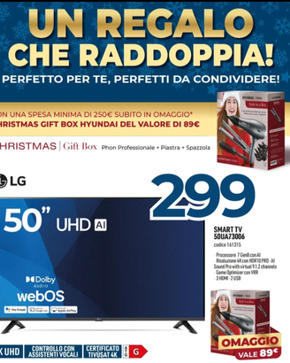 Televisore Smart LG 50"
