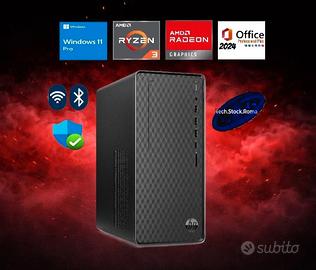 PC Desktop Ryzen 3200G, RAM 12Gb DDR4, SSD + HDD.