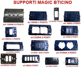 Bticino Magic supporti di vari modelli