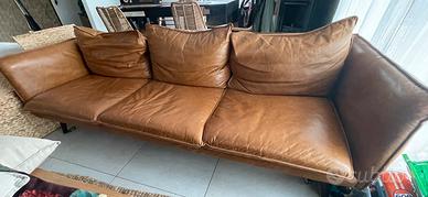 Divano pelle 3 posti