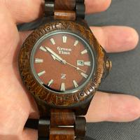 Orologio polso Green Time Zzero in legno naturale