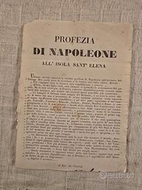 Profezia di Napoleone all'isola di Sant'Elena
