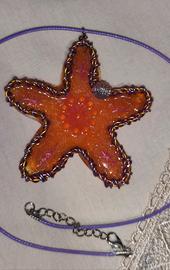 collana fiore stella con conchiglia 