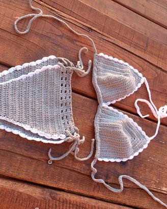 bikini uncinetto fatto a mano