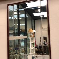 Grande e massiccio specchio vintage 70x50cm