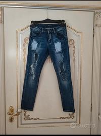 jeans donna blu tg 38