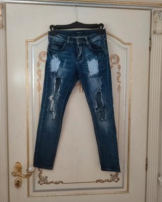 jeans donna blu tg 38