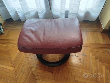 Poggiapiedi in pelle stressless