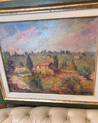 Quadro dipinto 85x75 a firma Antonio Sbrana