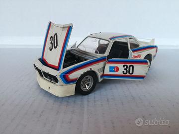 MODELLO BMW 3:0 CS RALLY WHITE BURAGO NO POLISTIL