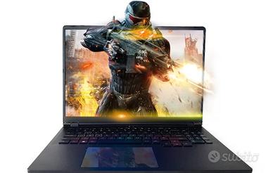 laptop pc portatile gioco e creatore contenuti