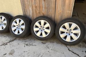 CERCHI ORIGINALI AUDI 16 + GOMME INVERNALI BARUM